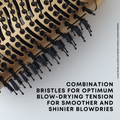 Alan Truman Oh So Gold Ceramic Blow Dryer Brush for big bouncy voluminous blowouts