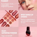 Sheglam Floral Flush Blush Palette -Orange