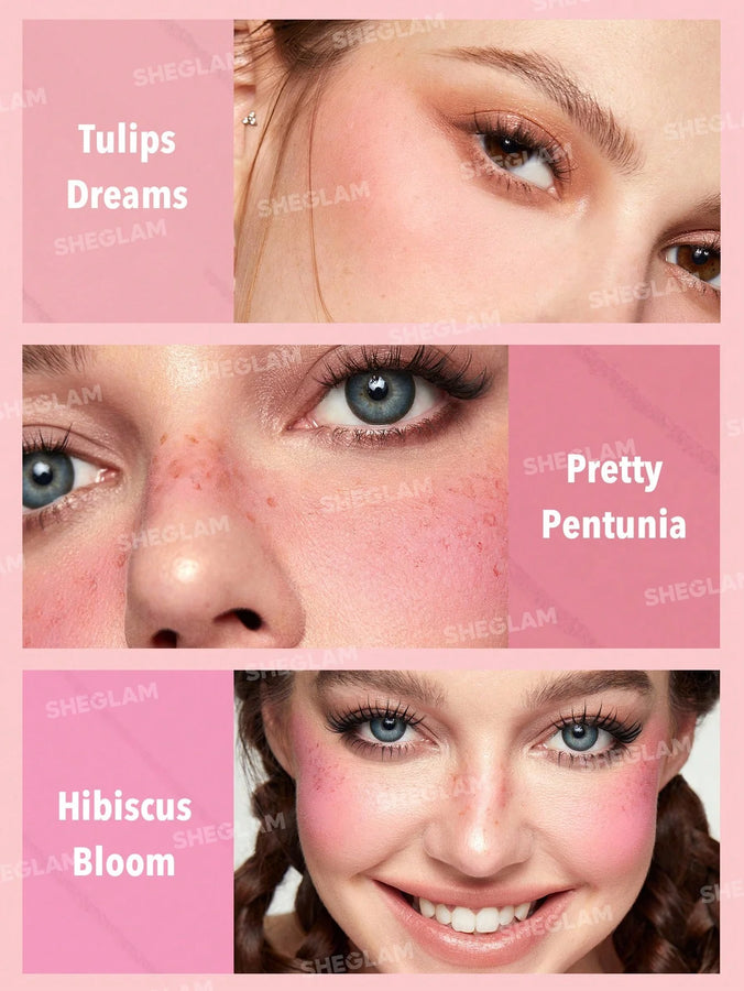 Sheglam Floral Flush Blush Palette - Blushing Bouquet Pink