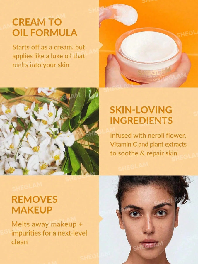 Sheglam Nourishing Neroli face cleansing Balm 35g