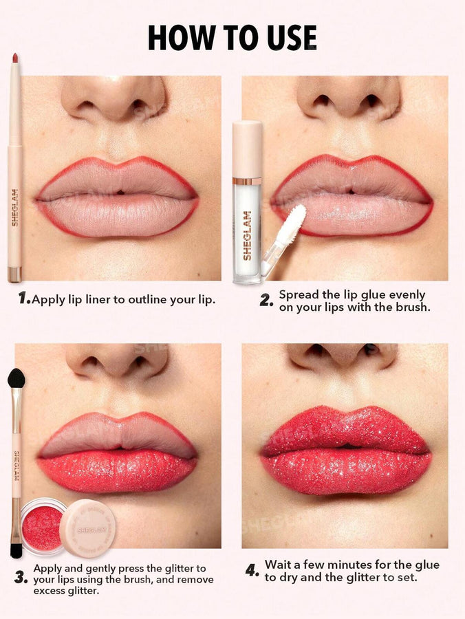 Sheglam Lip Dazzler Glitter Kit
