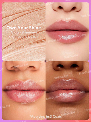 Sheglam Mirror Kiss High+Shine Lipstick -Rule Breaker