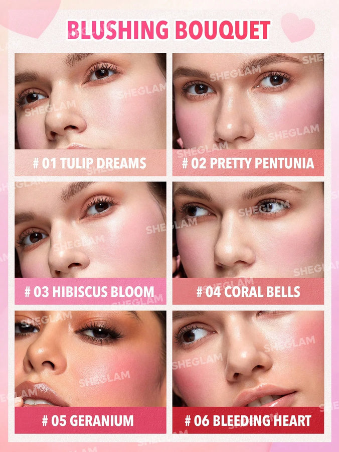 SHEGLAM FLUSH CRUSH CREAM BLUSH PALETTE-BLUSHING BOUQUET