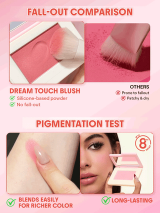 Sheglam Dream Touch Blush-Tickled Pink