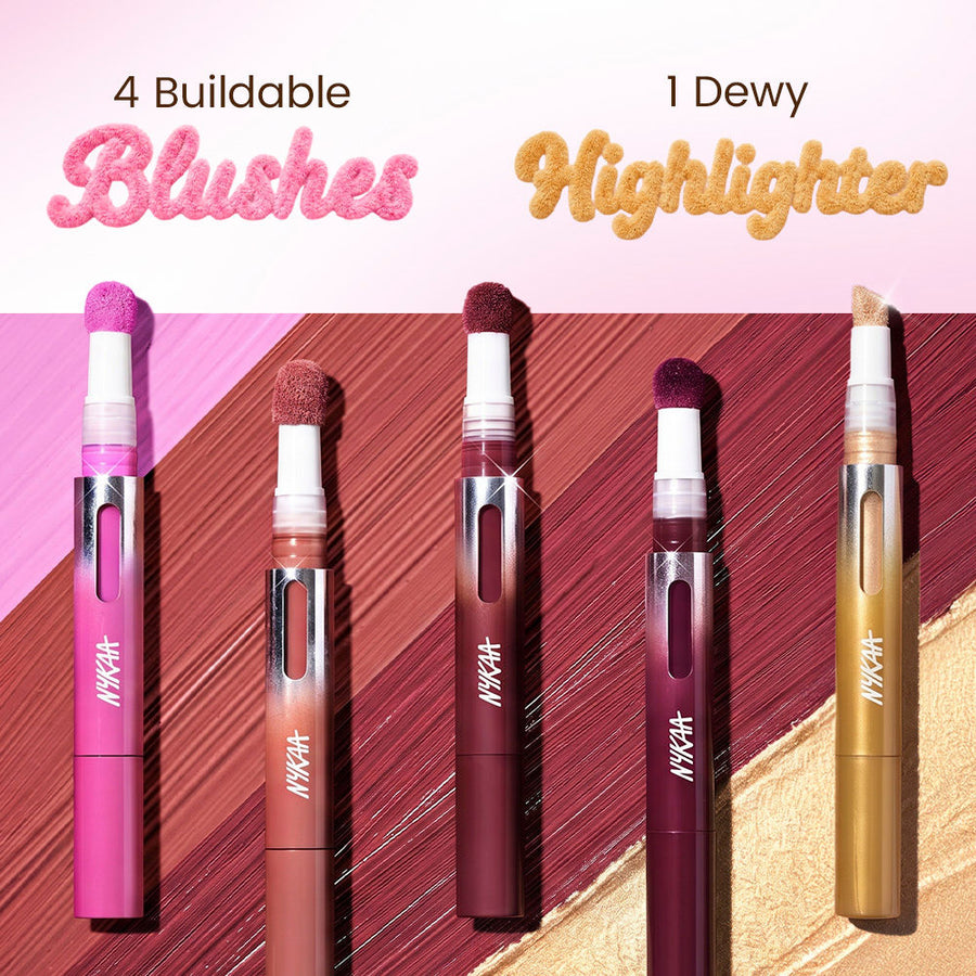 Nykaa Magic Wand Cushion Tip Liquid Twist Up Blush