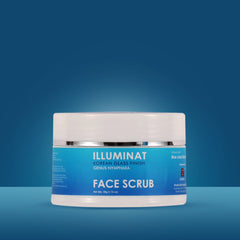 Illuminat korean Glass Finish Face Scrub with Blue Water Extract