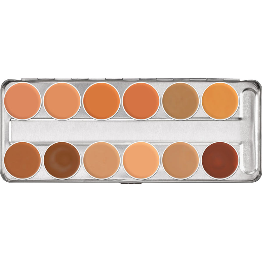 Kryolan Supracolor 12 Color Palette