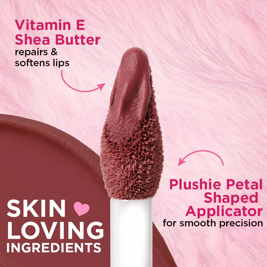 Nykaa Lip Plush Velvet Matte Blurring Long Stay Liquid Lipstick