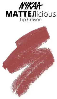 Nykaa Matte-ilicious Lip Crayon, Matte Finish