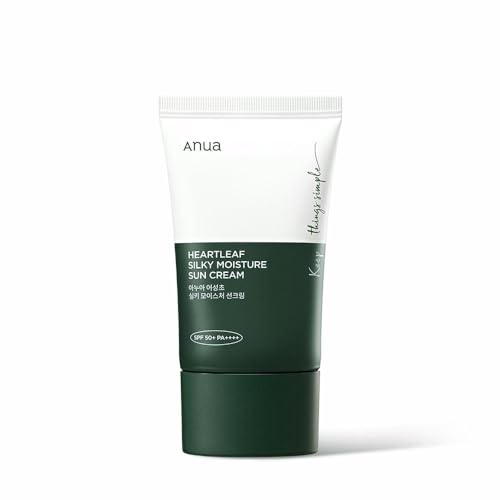 Anua] Heartleaf Silky Moisture Sunscreen 50ml