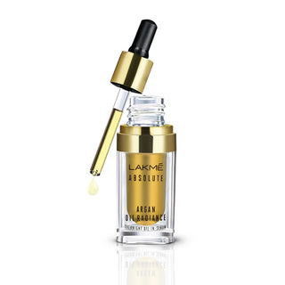 Lakme Absolute Argan Oil Radiance Overnight Oil-In-Serum