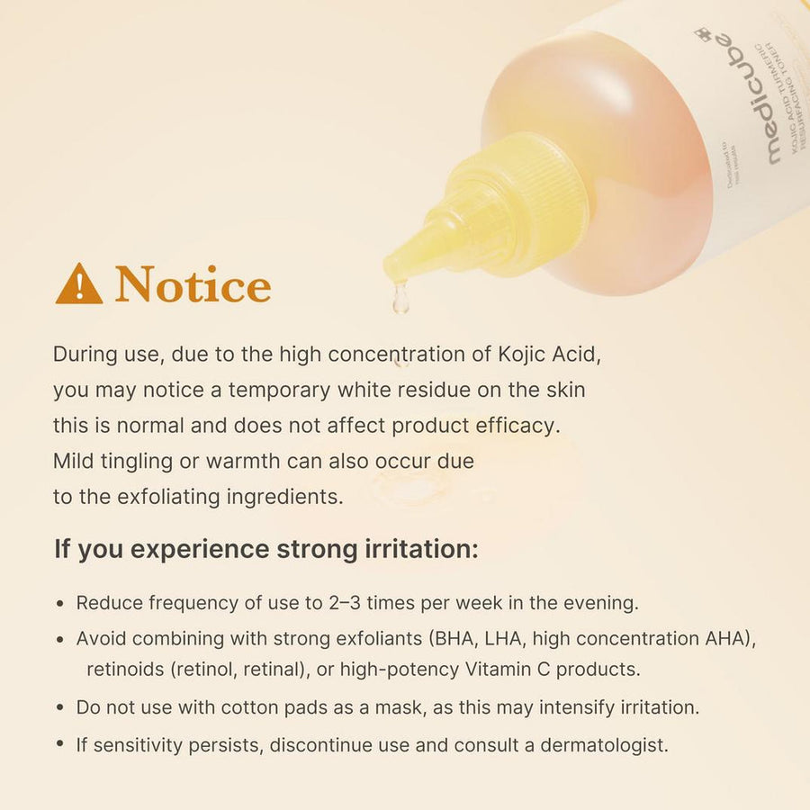 Medicube Kojic Acid Turmeric Resurfacing Toner 250ml