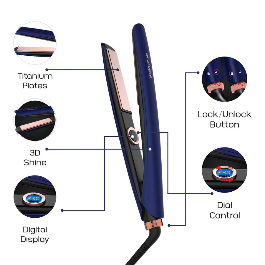Mr. Barber Supreme Pro Luxury Hair Straightener