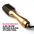 Alan Truman Oh So Gold Ceramic Blow Dryer Brush for big bouncy voluminous blowouts