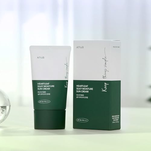 Anua] Heartleaf Silky Moisture Sunscreen 50ml