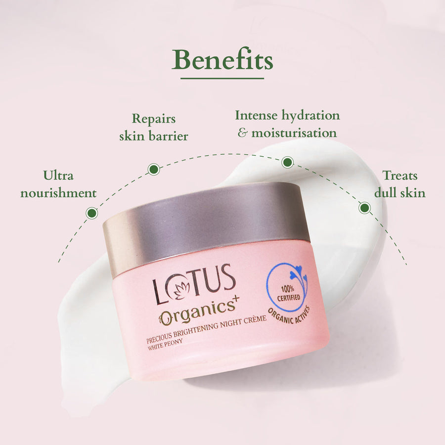 Lotus Organic Precious Brightening Night Creme