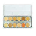 Kryolan Dermacolor Camouflage 12 Color Palette