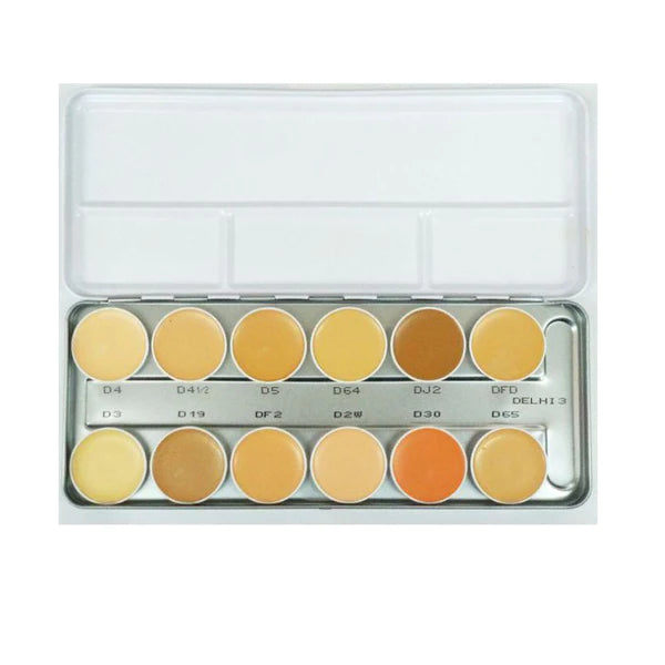 Kryolan Dermacolor Camouflage 12 Color Palette
