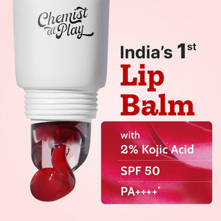 Chemist at Play Ceramides + 2% Kojic Acid Lip Balm SPF 50 PA++++ | 10 gm