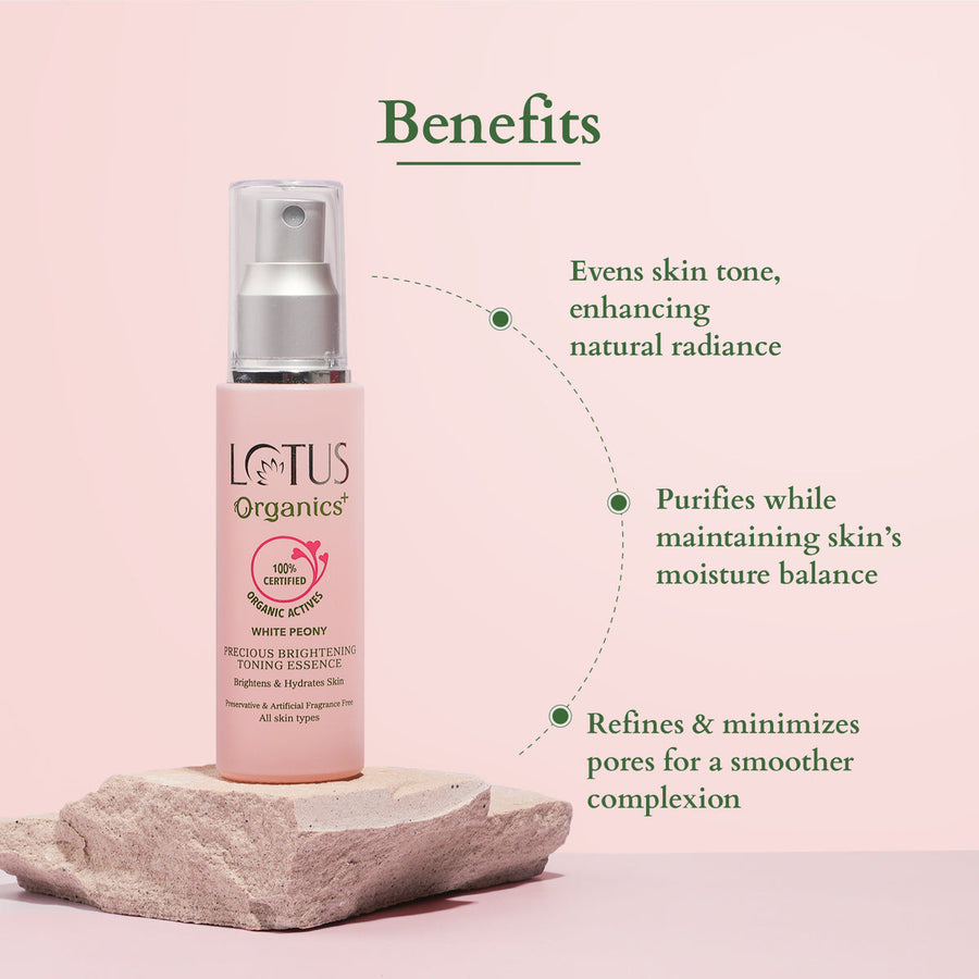 Lotus Organic Precious Brightening Toning Essence 50 ml