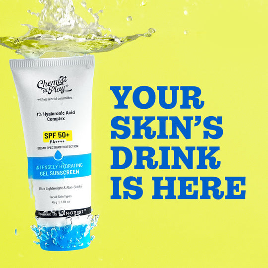 Chemist at Play 1% Hyaluronic Acid Gel Sunscreen SPF 50+ PA++++ | 45 gm