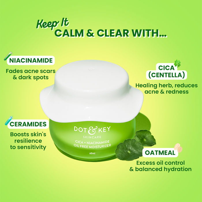 Dot & Key Cica (Centella) + Niacinamide Oil Free Moisturizer 60ml
