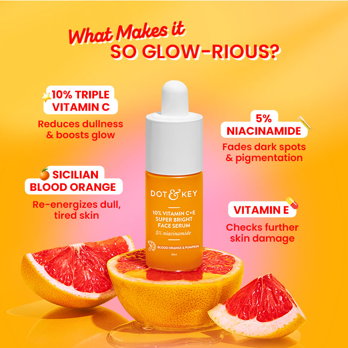 Dot & Key 10% Vitamin C + E Face Serum with 5% Niacinamide 30ml