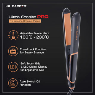 Mr. Barber Ultra Straight8 pro hair straightner