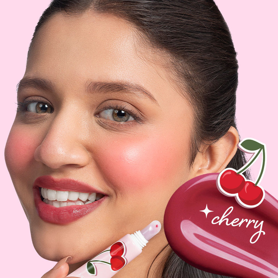 Nykaa Cosmetics Aqua Jelly Lip & Cheek Multi-use Water Tint - Cherry (10ml)