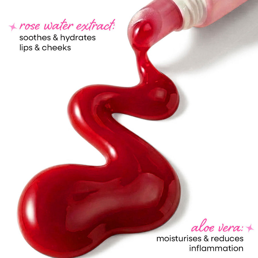 Nykaa Cosmetics Aqua Jelly Lip & Cheek Multi-use Water Tint - Cherry (10ml)