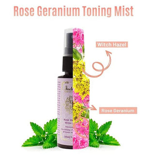 Indulgeo Essentials Rose Geranium Witch Hazel Facial Mist/Toner