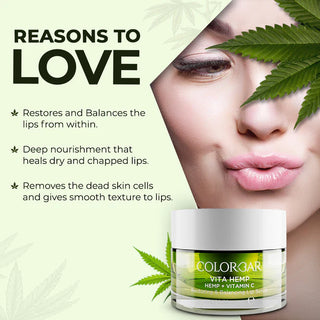 Colorbar Vita Hemp restoring & BAlancing Lip scrub