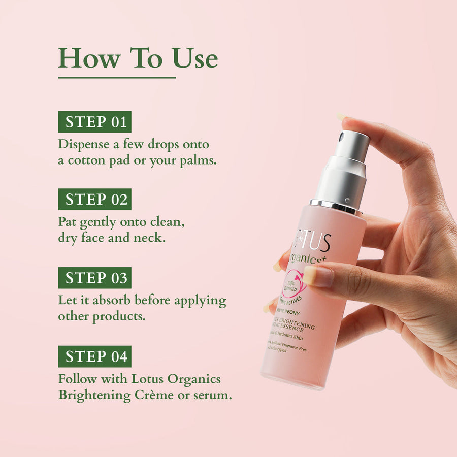 Lotus Organic Precious Brightening Toning Essence 50 ml