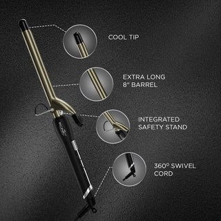 Ikonic Professional Black Curling Tong-19