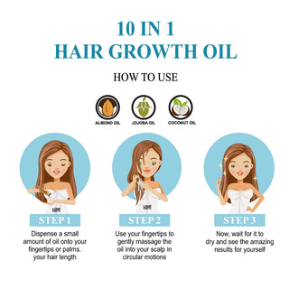 Love Earth 10 IN 1 Hair Growth Oil 100ML