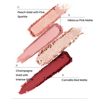 CHEERYEP (QIANYAN) 16-Color Natural Star Eye Shadow Palette - 12#Admiring