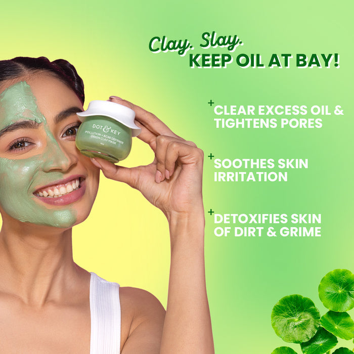 Dot & Key Cica & Salicylic French Green Clay Face Mask 85gm