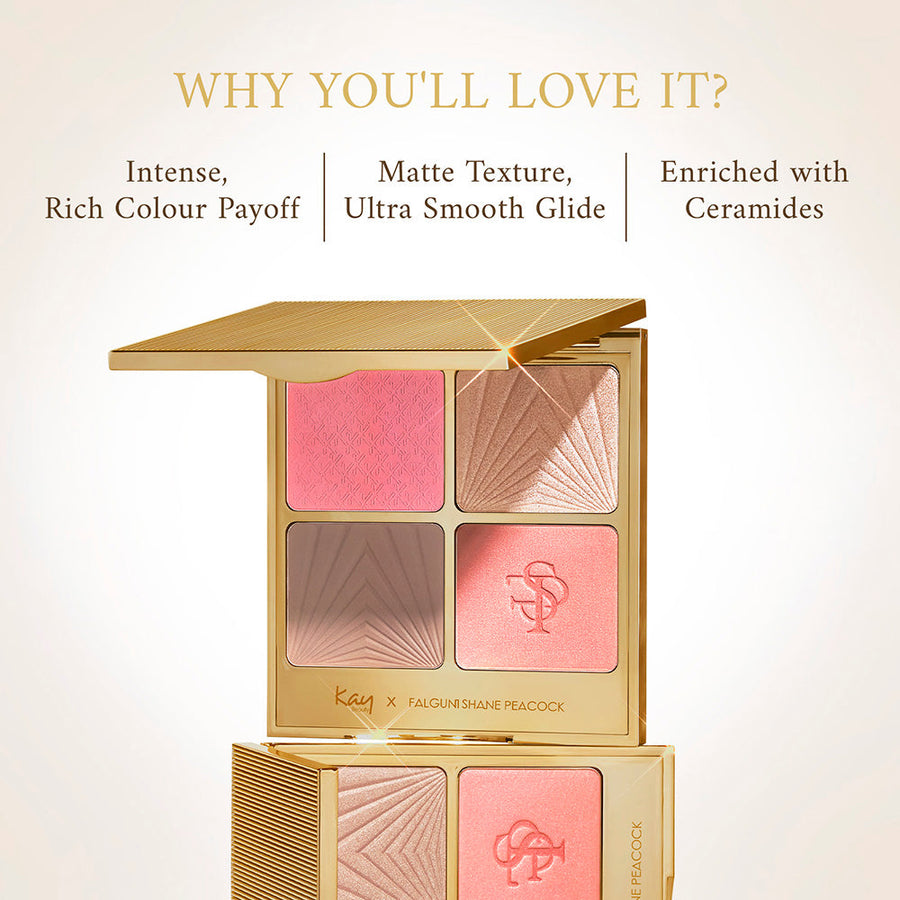 Kay Beauty Falguni Shane Peacock Luxe Face Palette