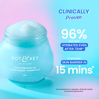Dot & key 72HR Hydrating Gel Moisturizer + Probiotics 50ml