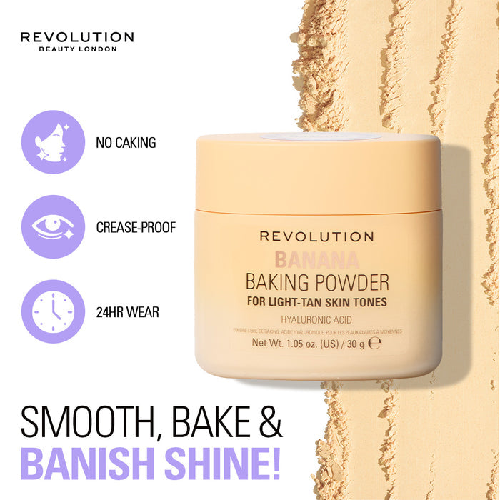 Makeup Revolution Loose Baking Powder - Translucent (30g)