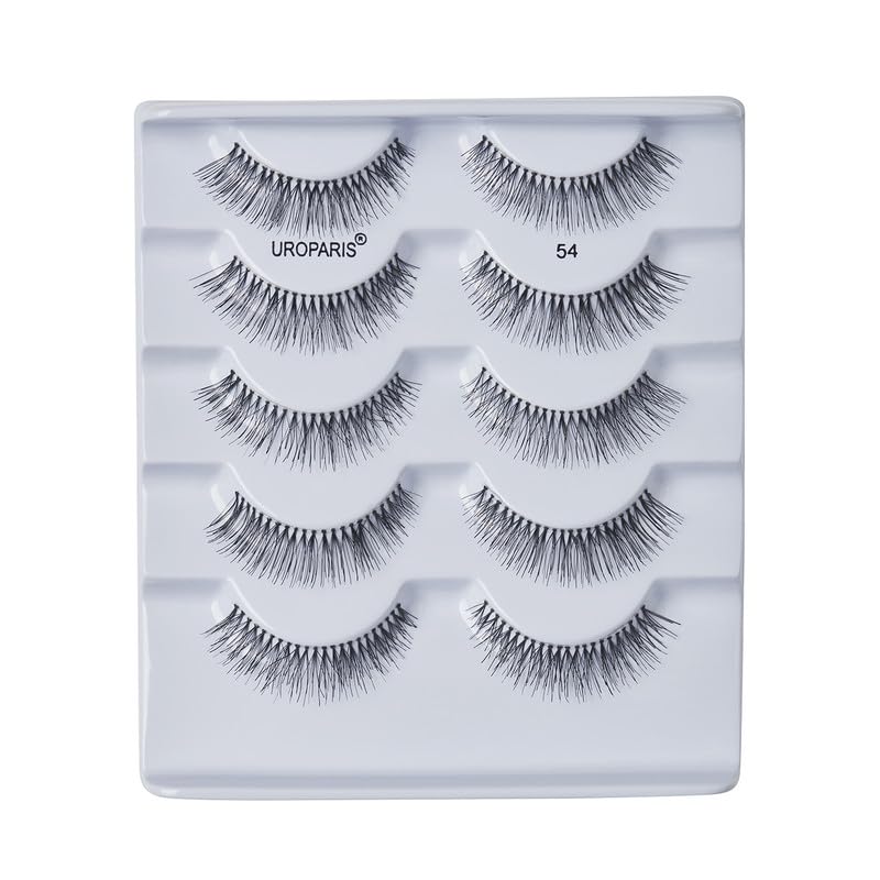 Uroparis 54 Eyelashes for Women — Pack of 5