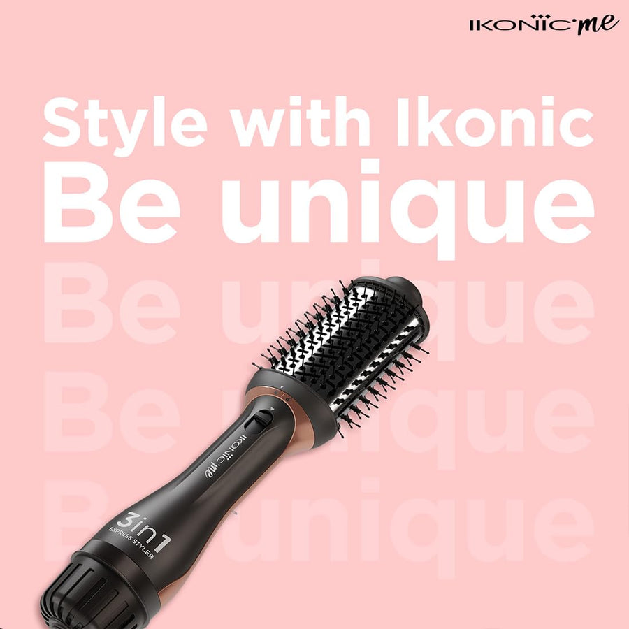 Ikonic Me Professional 3 in 1 Express Styler Black