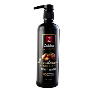 Zobha Macadamia Body Wash For Women And Men, 500 ml