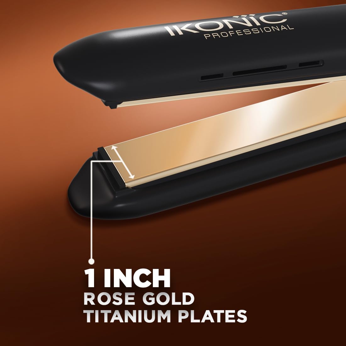 Ikonic Gleam Hair Straightener, Black – PRETTYCOSMO BEAUTY