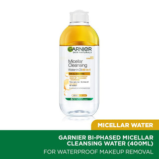 Garnier Cleansing Water for Waterproof Micellar Oil-Infused Cleansing Water 125ml