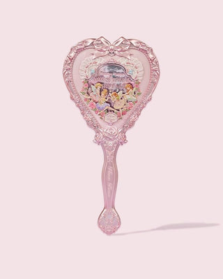 Flower Knows Plastic Midsummer Fairytales Heart Hand Mirror white Vanilla