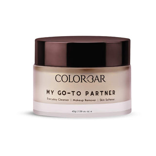 Colorbar My Go-To Partner Everyday Cleanser+ Makeup Remover+ Skin Softene -45 g