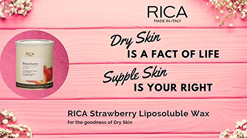RICA Strawberry Liposoluble Soft Wax For Dry Skin