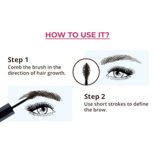 Nykaa Oh My Brow Eyebrow Mascara (Sirius Brown)