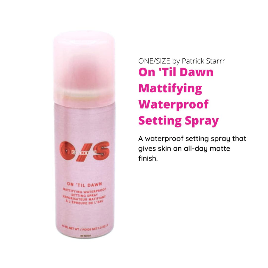 One Size On Til Dawn Mattifying Waterproof Setting Spray